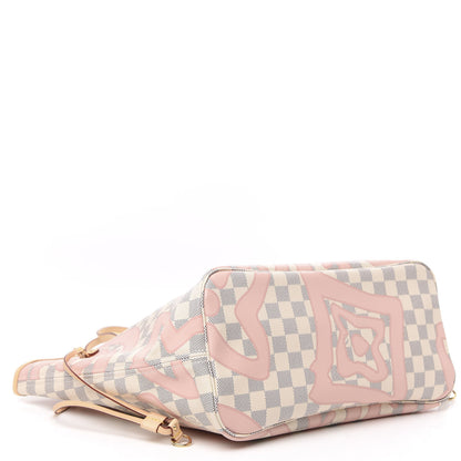 Louis Vuitton Damier Azur Tahitienne Neverfull MM 4 of 11
