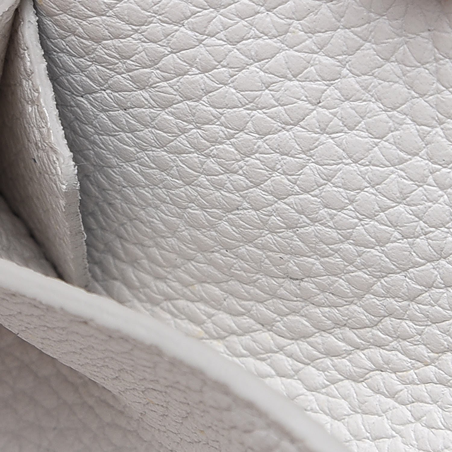 Celine Baby Grained Calfskin Small Tri-Fold Bag White 8 of 16