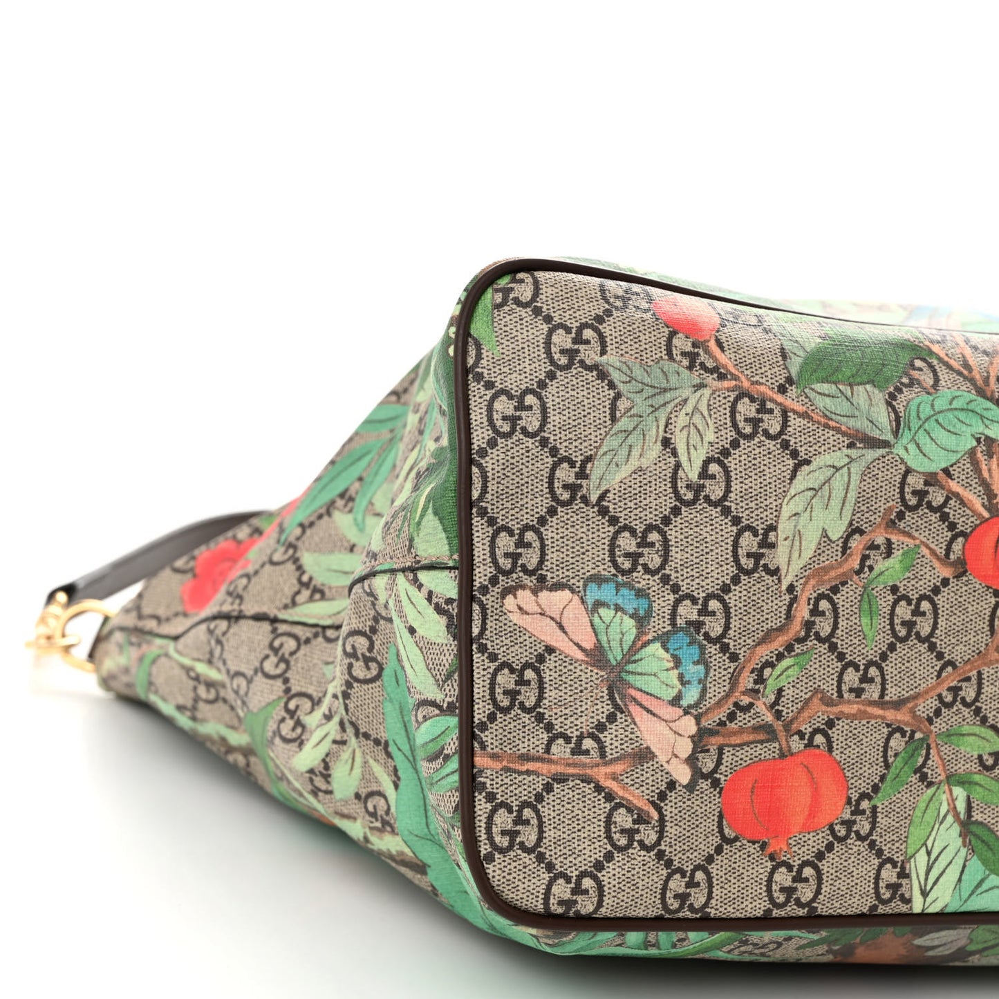 Soft GG Supreme Monogram Tian Medium Crossbody Tote Beige Multicolor New Acero