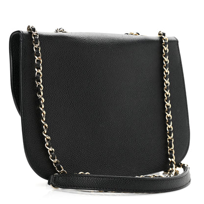 Chanel Caviar Mini Chain Flap Bag Black 2 of 10