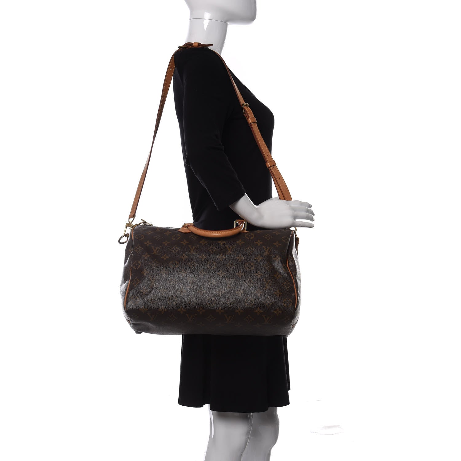Louis Vuitton Monogram Speedy Bandouliere 35 2 of 10