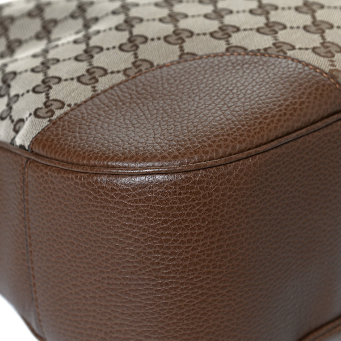 Soft GG Monogram Large Margaux Hobo Brown