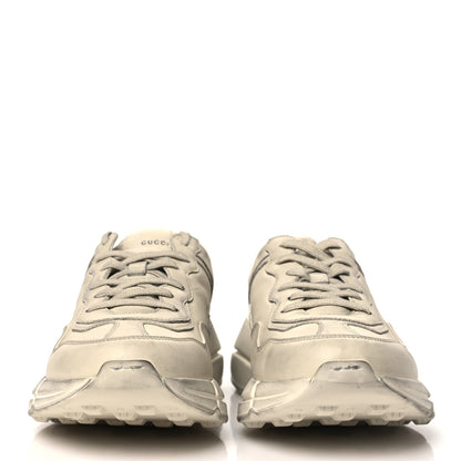 Gucci Soft Calfskin Mens Rhyton Sneakers 9 Ivory 2 of 10