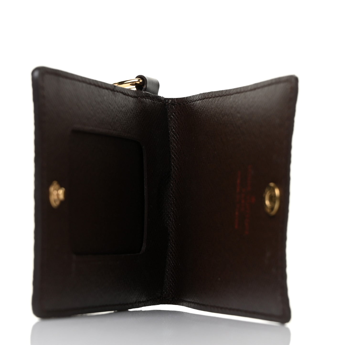 Damier Ebene Porte Carte ID Bandouliere