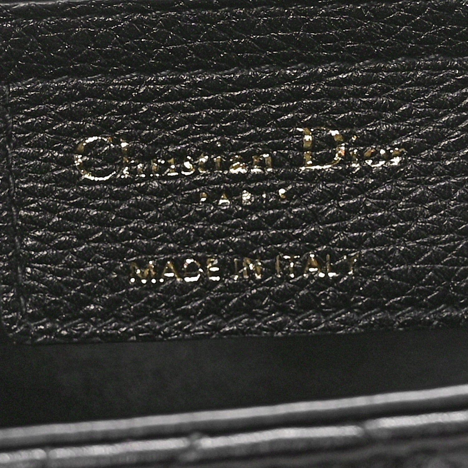 Christian Dior Calfskin Cannage Medium Caro Bag Black 6 of 10