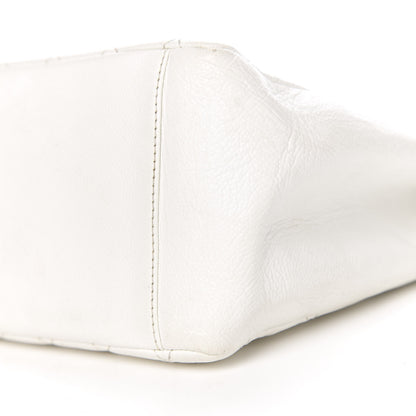 Chanel Caviar Quilted Grand Shopping Tote GST White 17 of 18