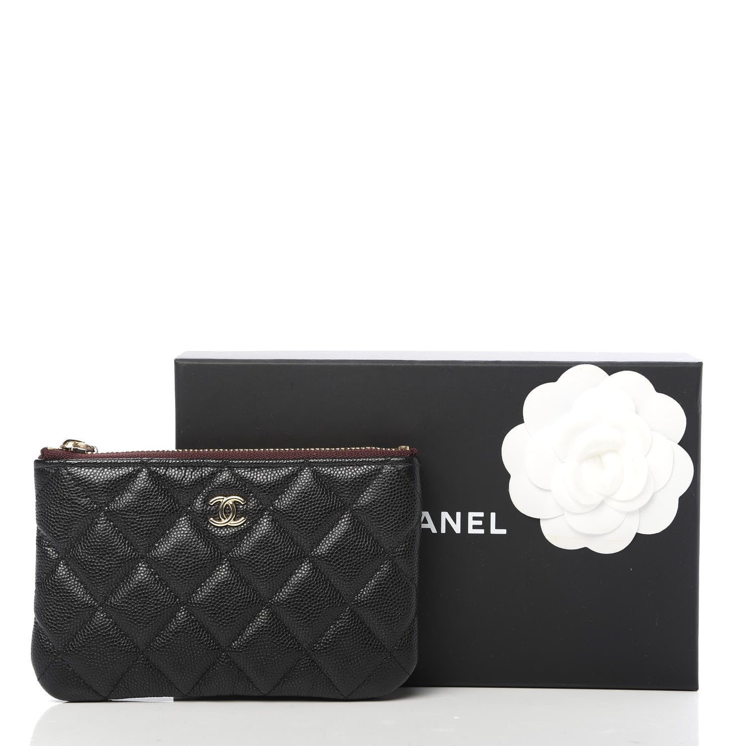 Chanel Caviar Quilted Small Cosmetic Case Black 8 of 8