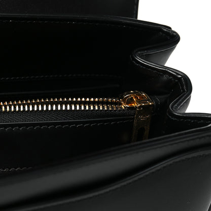 Celine Satinated Calfskin Small 16 Top Handle Bag Black 7 of 10