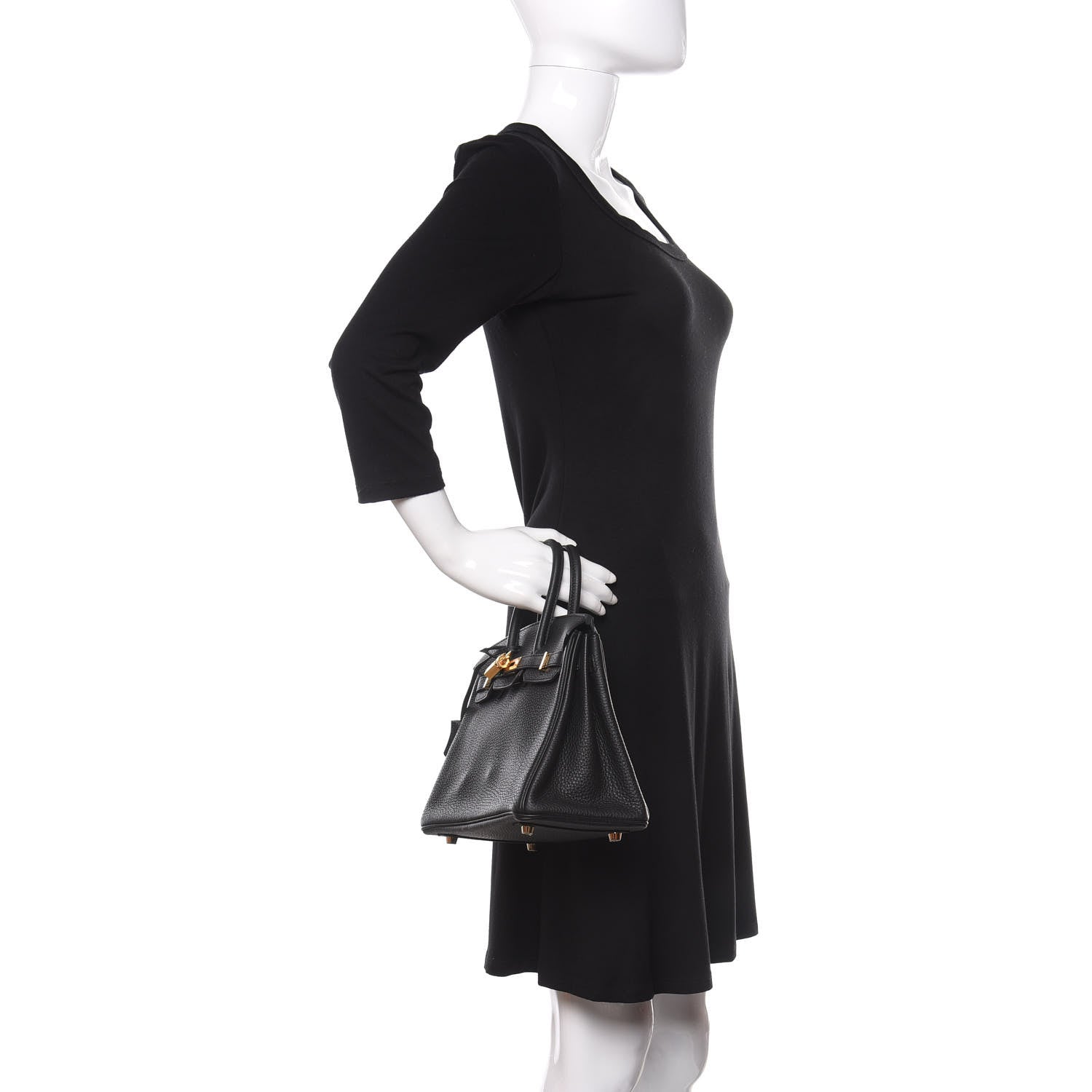 Hermes Togo Birkin 25 Black 2 of 11
