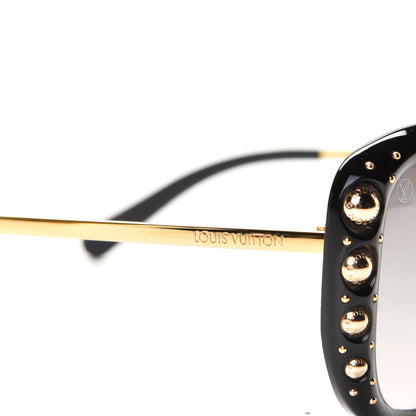 Louis Vuitton Oversized Studded Sunglasses Z1126W Black 2 of 5