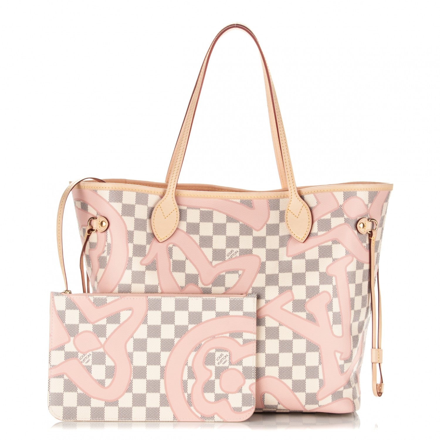 Louis Vuitton Damier Azur Tahitienne Neverfull MM 1 of 7