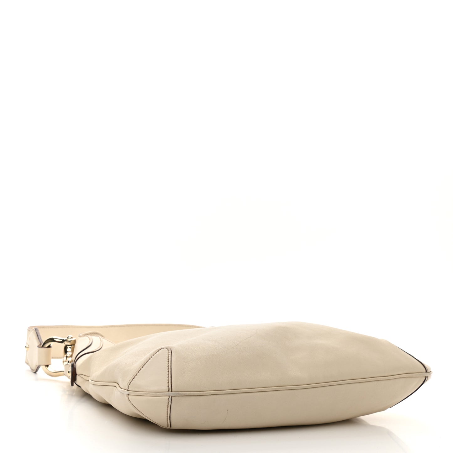 Calfskin Creole Hobo White