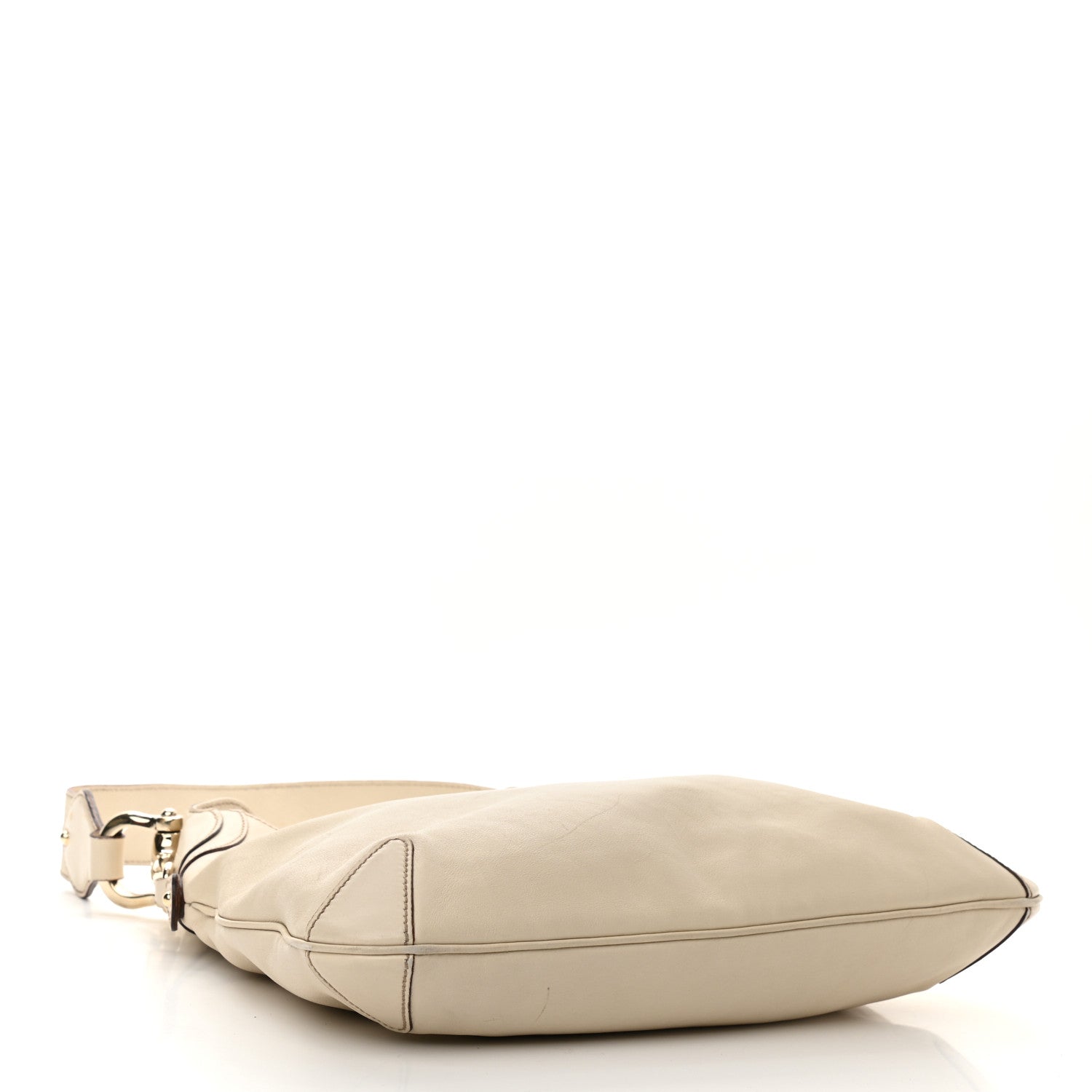 Gucci Calfskin Creole Hobo White 4 of 13