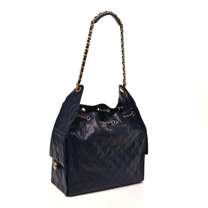 Chanel Caviar Quilted Medium Chanel 25 Handbag Dark Navy 3 of 10