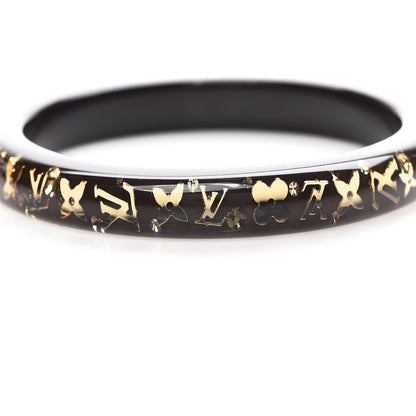 Louis Vuitton Resin Swarovski Medium Inclusion Bracelet PM Marron 3 of 3