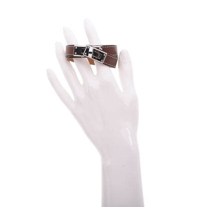 Hermes Barenia Kelly Double Tour Bracelet S Fauve 2 of 5