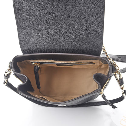 Chloe Suede Calfskin Small Faye Backpack Black 5 of 8