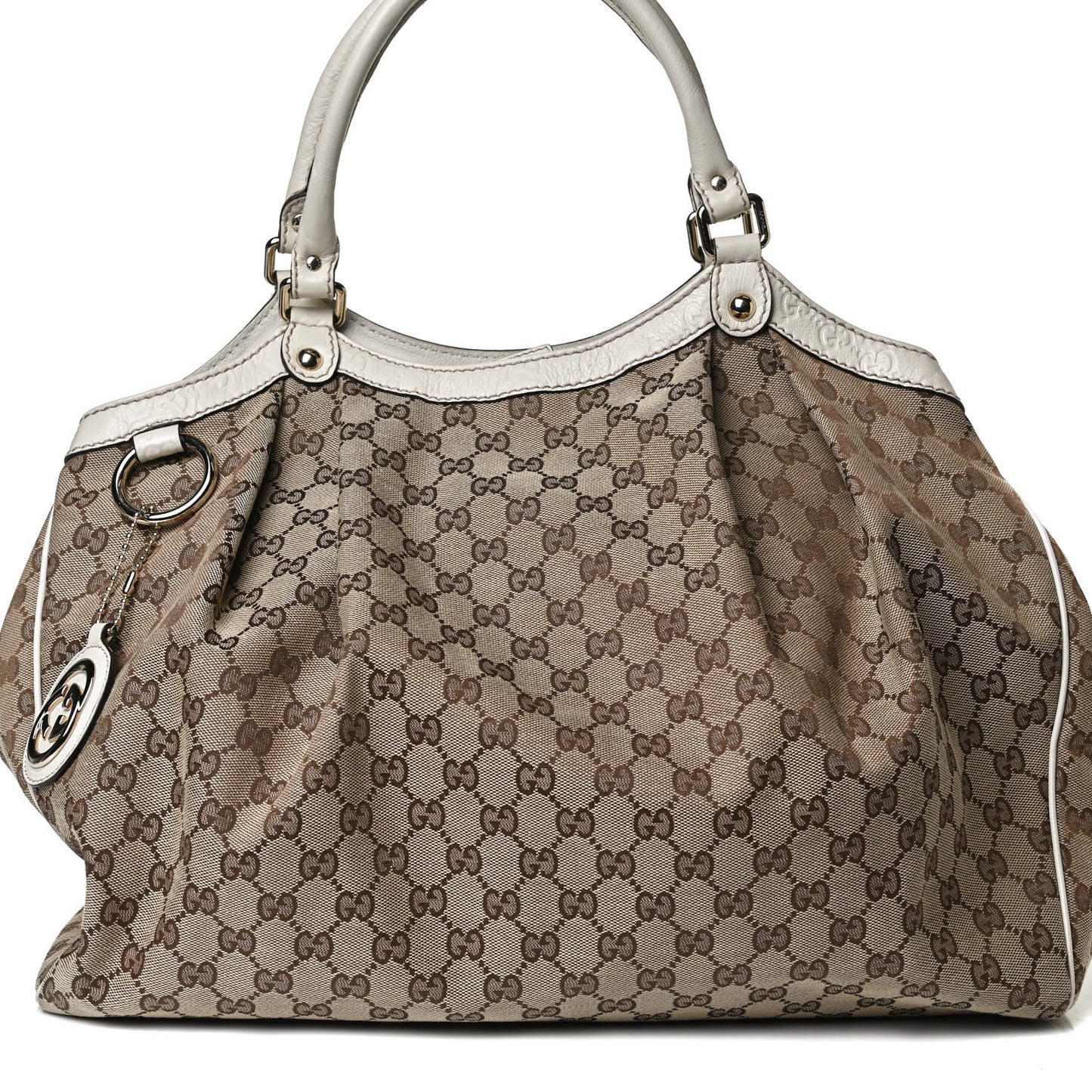 Monogram Large Sukey Tote Off White