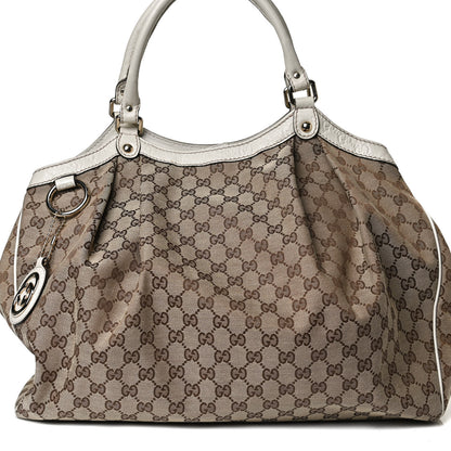Gucci Monogram Large Sukey Tote Off White 7 of 15