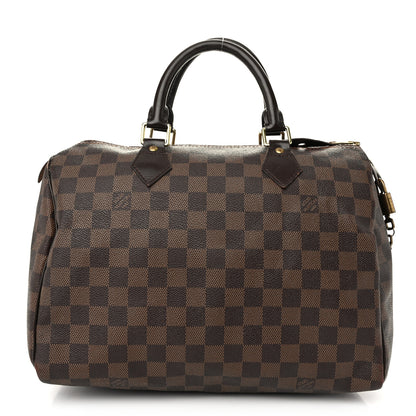 Louis Vuitton Damier Ebene Speedy 30 1 of 12