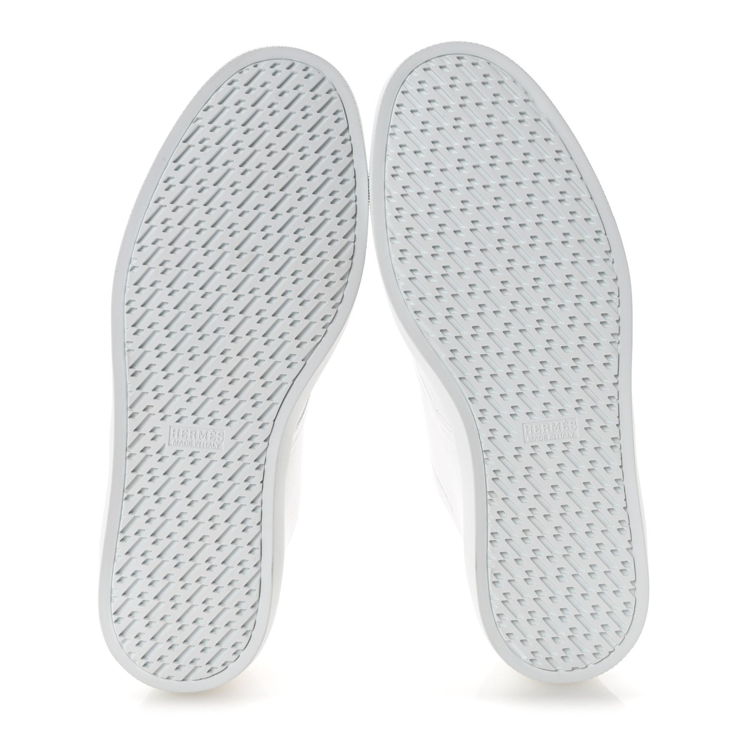 Hermes Canvas Embroidered Innocent Sneakers 41 White 6 of 9