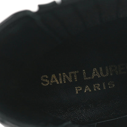 Saint Laurent Nappa Lou 75 Ankle Zip Boots 36 Black 7 of 9
