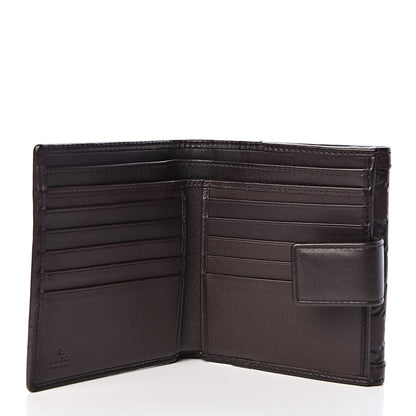 Gucci Guccissima Sukey French Flap Wallet Chocolate 5 of 8