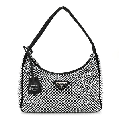 Prada Satin Crystal Mini Re-Edition 2000 Bag Cristal 1 of 10