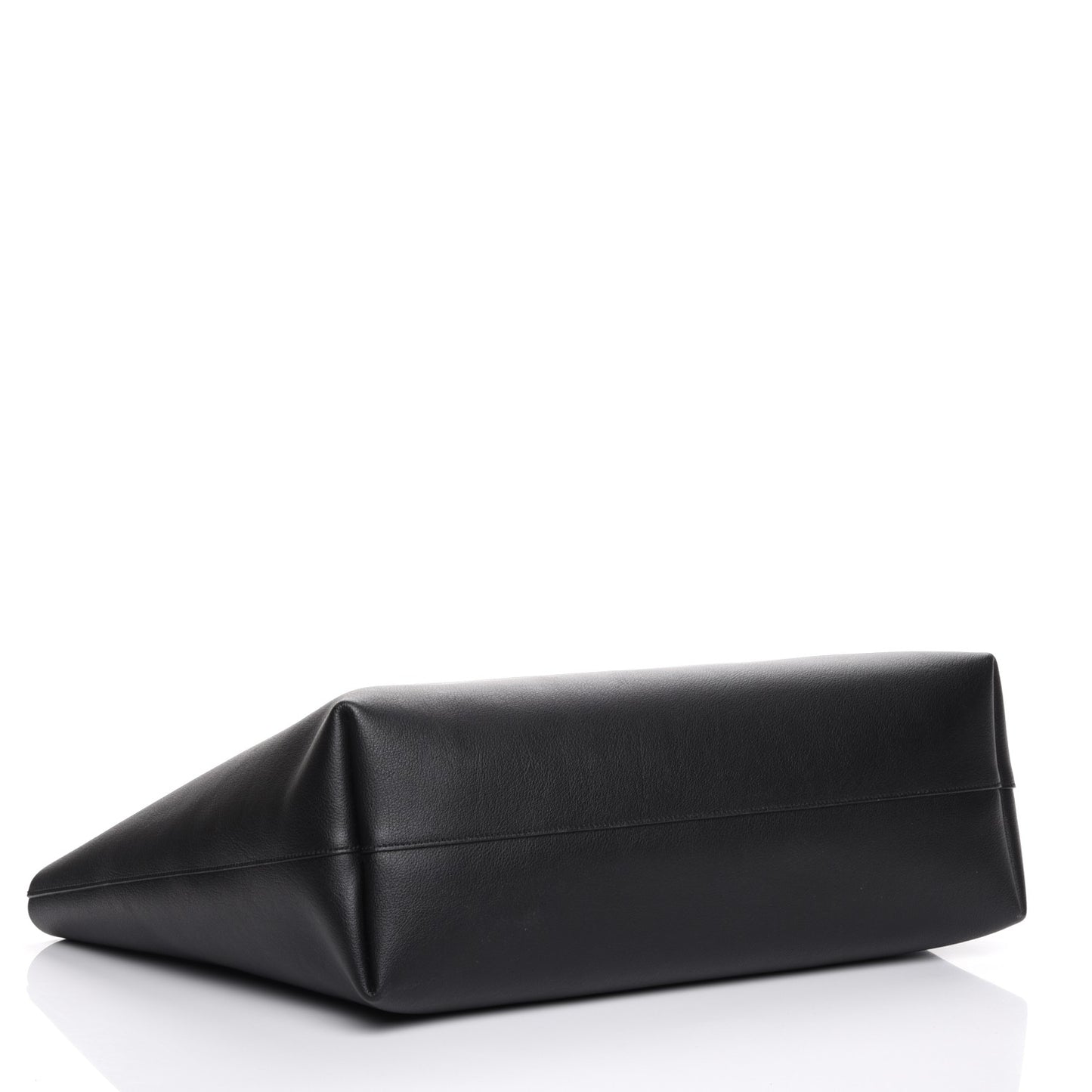 Calfskin Large Shopping Tote Black