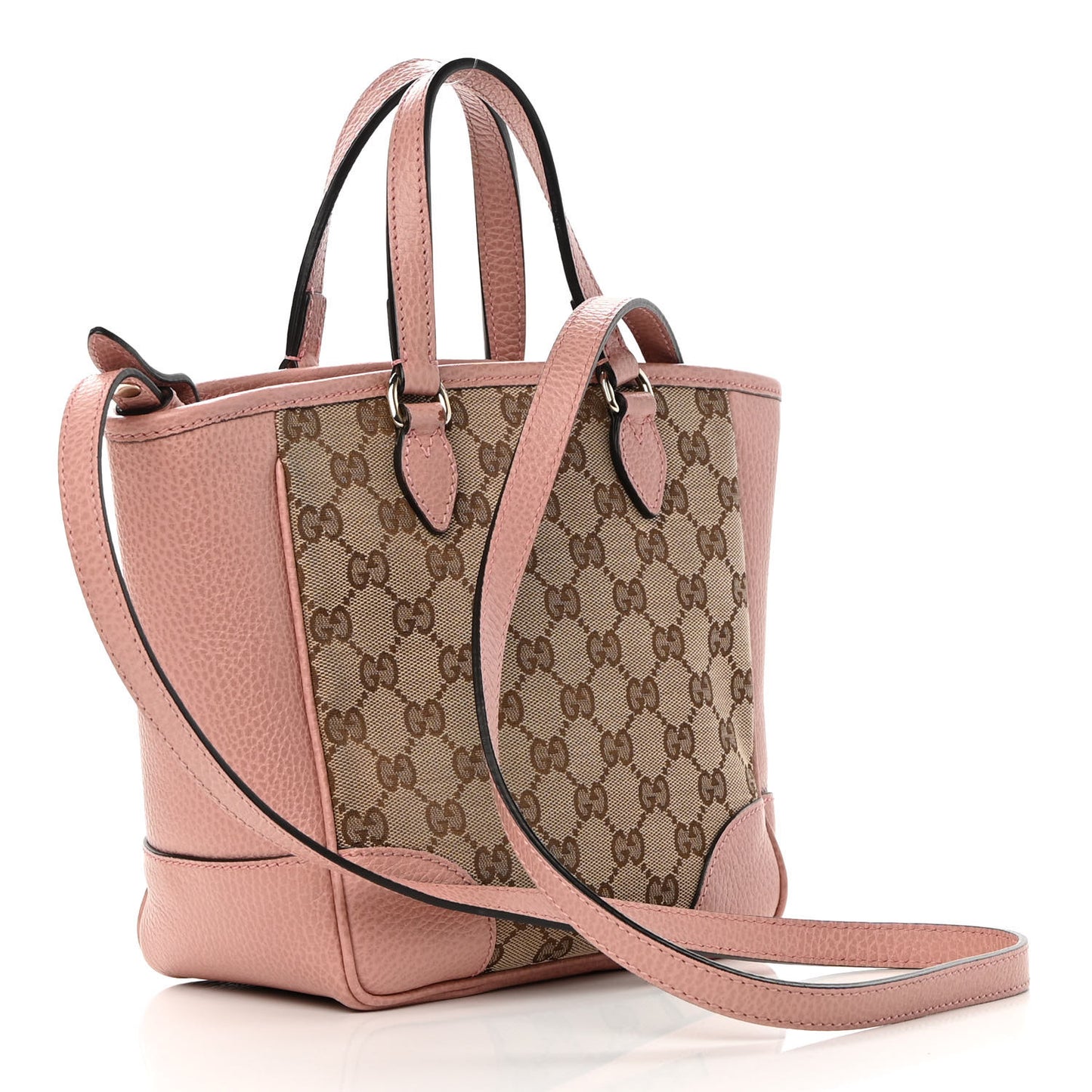 Monogram Small Bree Tote Beige Soft Pink