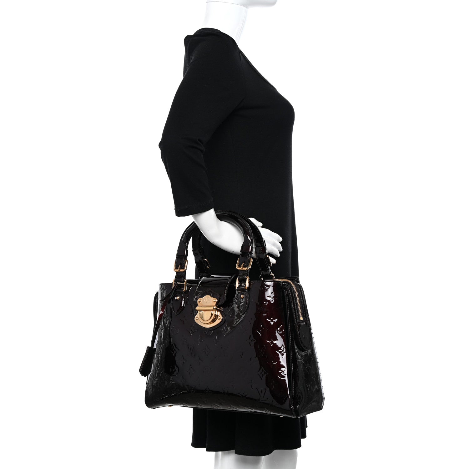Louis Vuitton Vernis Melrose Avenue Amarante 2 of 12