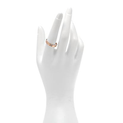 Hermes 18K Rose Gold Diamond Ever Herakles Wedding Band Ring 58 8.25 2 of 4