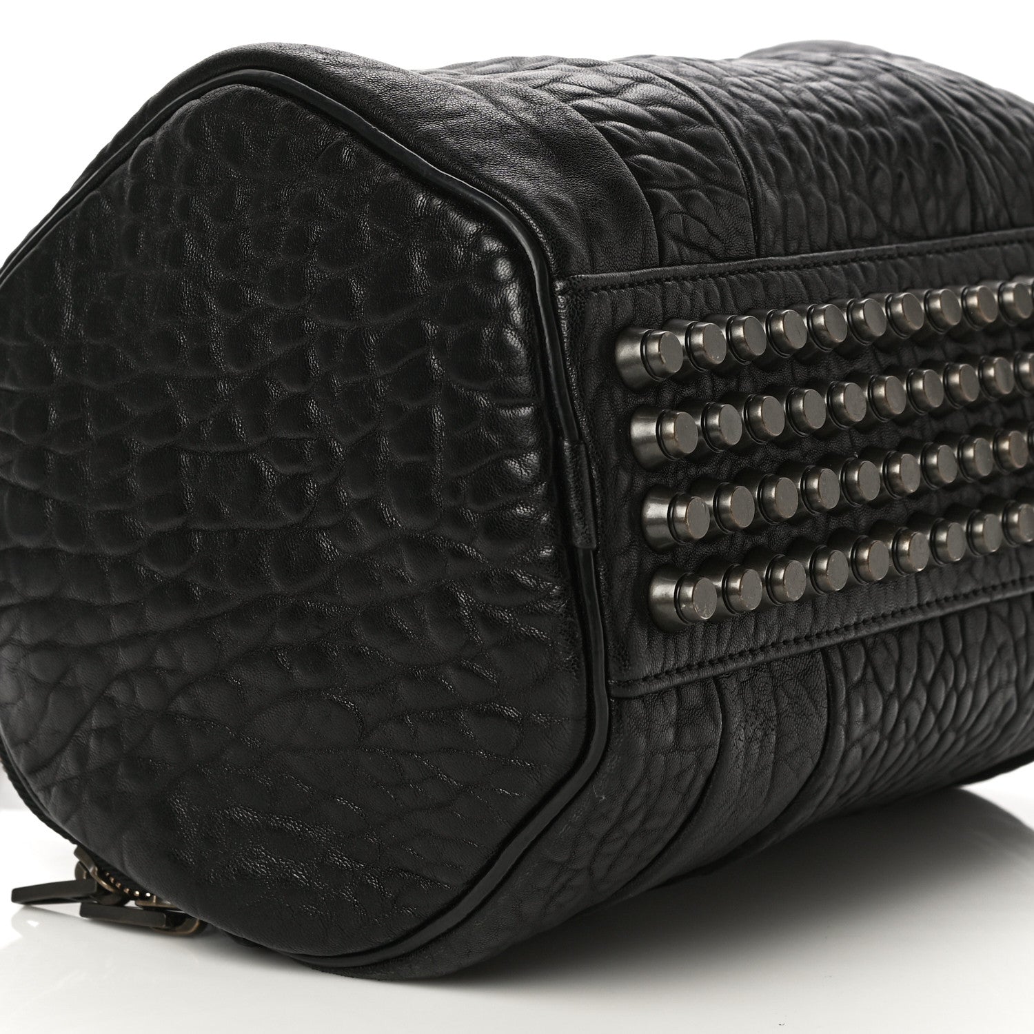 Alexander Wang Pebbled Lambskin Rockie Black Pale Gold Hardware 8 of 10
