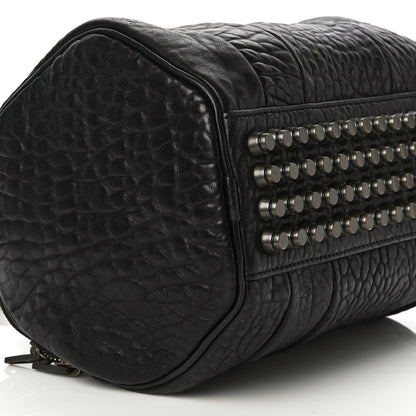 Alexander Wang Pebbled Lambskin Rockie Black Pale Gold Hardware 8 of 10