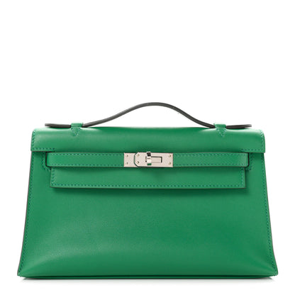Hermes Swift Kelly Pochette Clutch Vert Vertigo 1 of 11