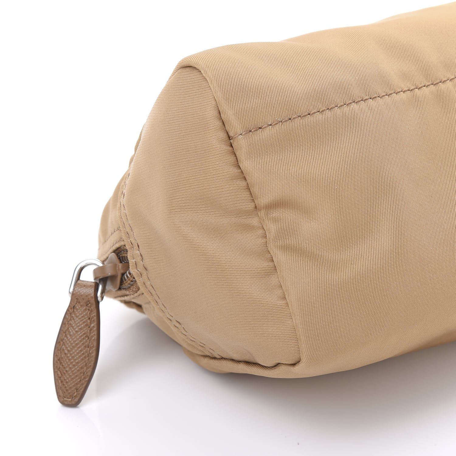 Prada Tessuto Nylon Pouch Beige 5 of 8