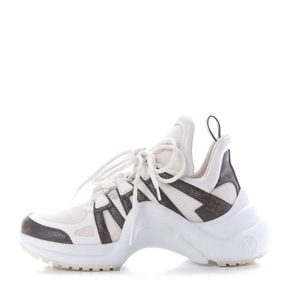 Louis Vuitton Patent Monogram LV Archlight Sneakers 39 White 1 of 11