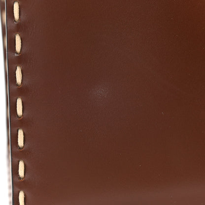 Fendi Vitello King Plexiglass Macro Stitchings Medium Fendi Sunshine Shopper Tote Praline 11 of 11