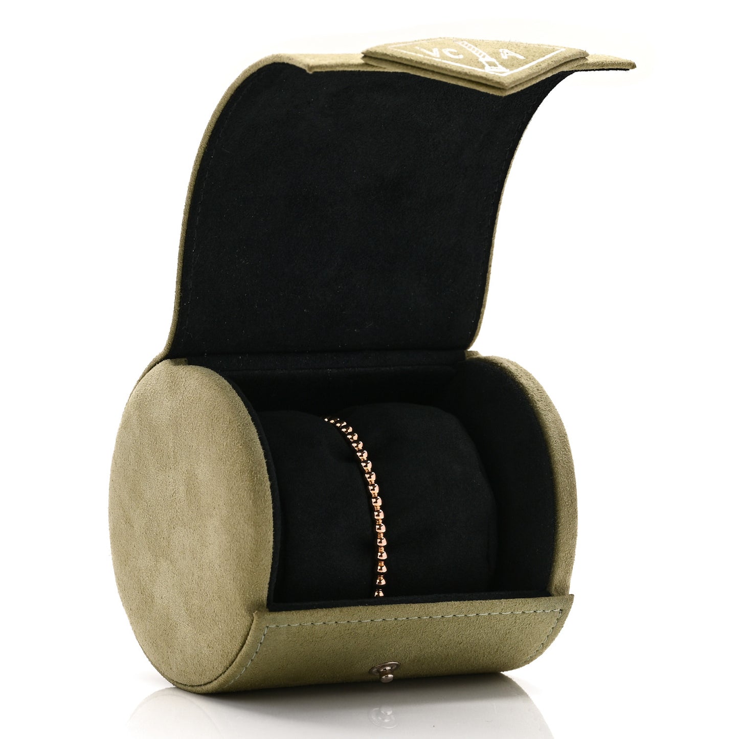 18K Rose Gold Perlee Pearls of Gold Bracelet S