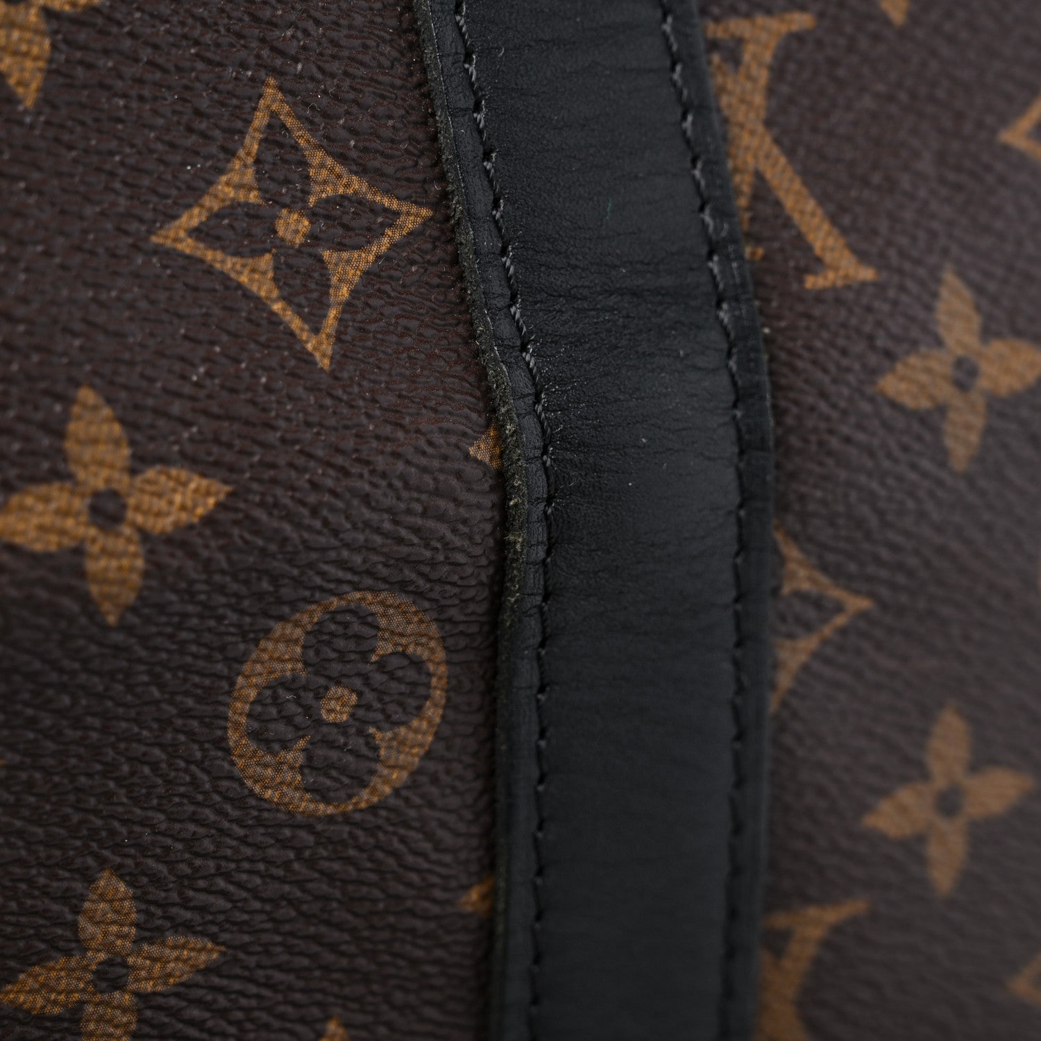 Louis Vuitton Monogram Macassar Keepall Bandouliere 55 9 of 12
