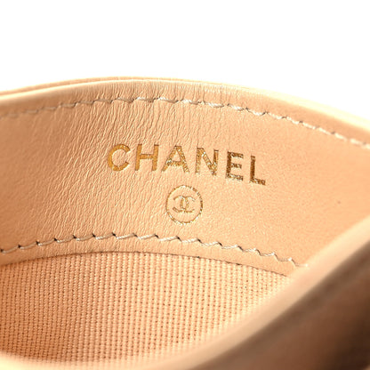 Chanel Caviar Quilted Card Holder Beige 6 of 12