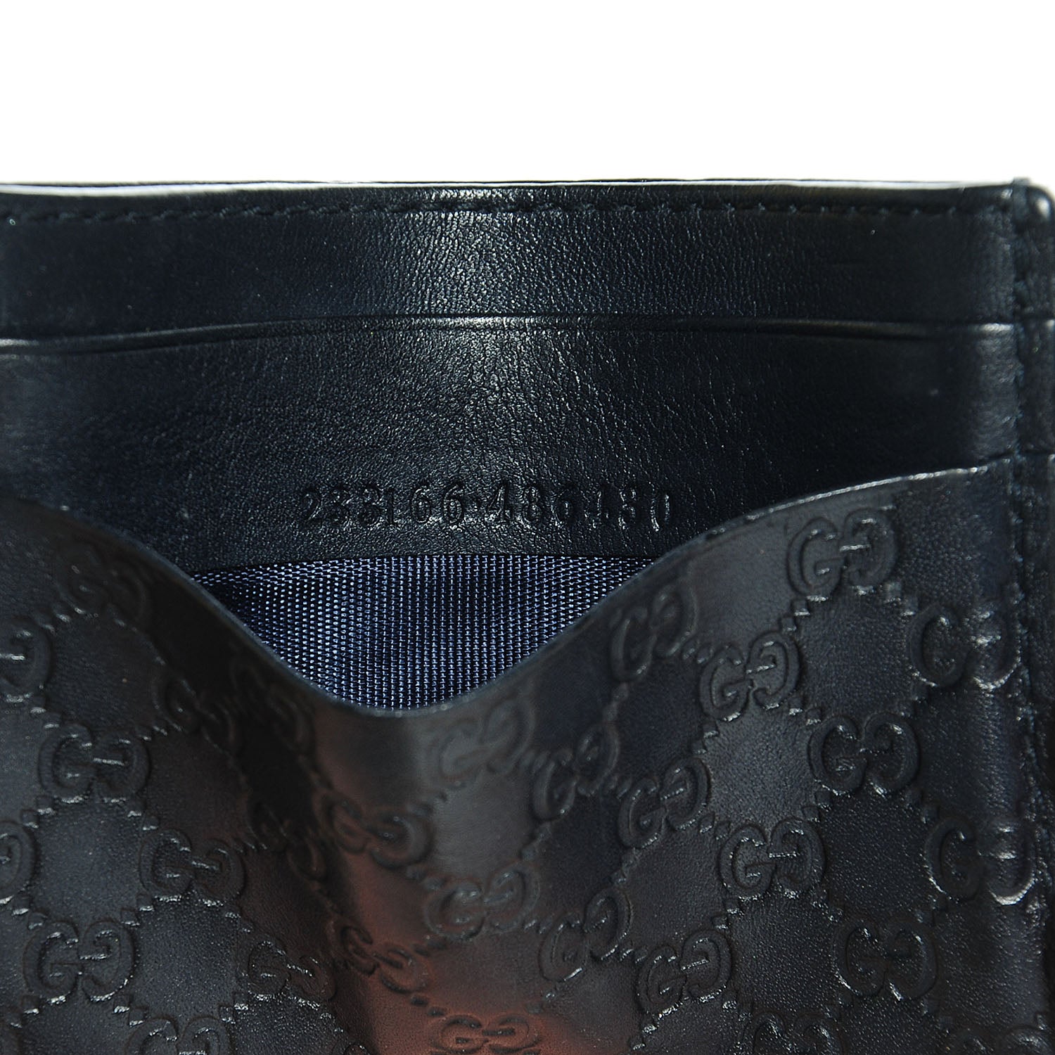 Gucci Microguccissima Card Holder Navy 5 of 6