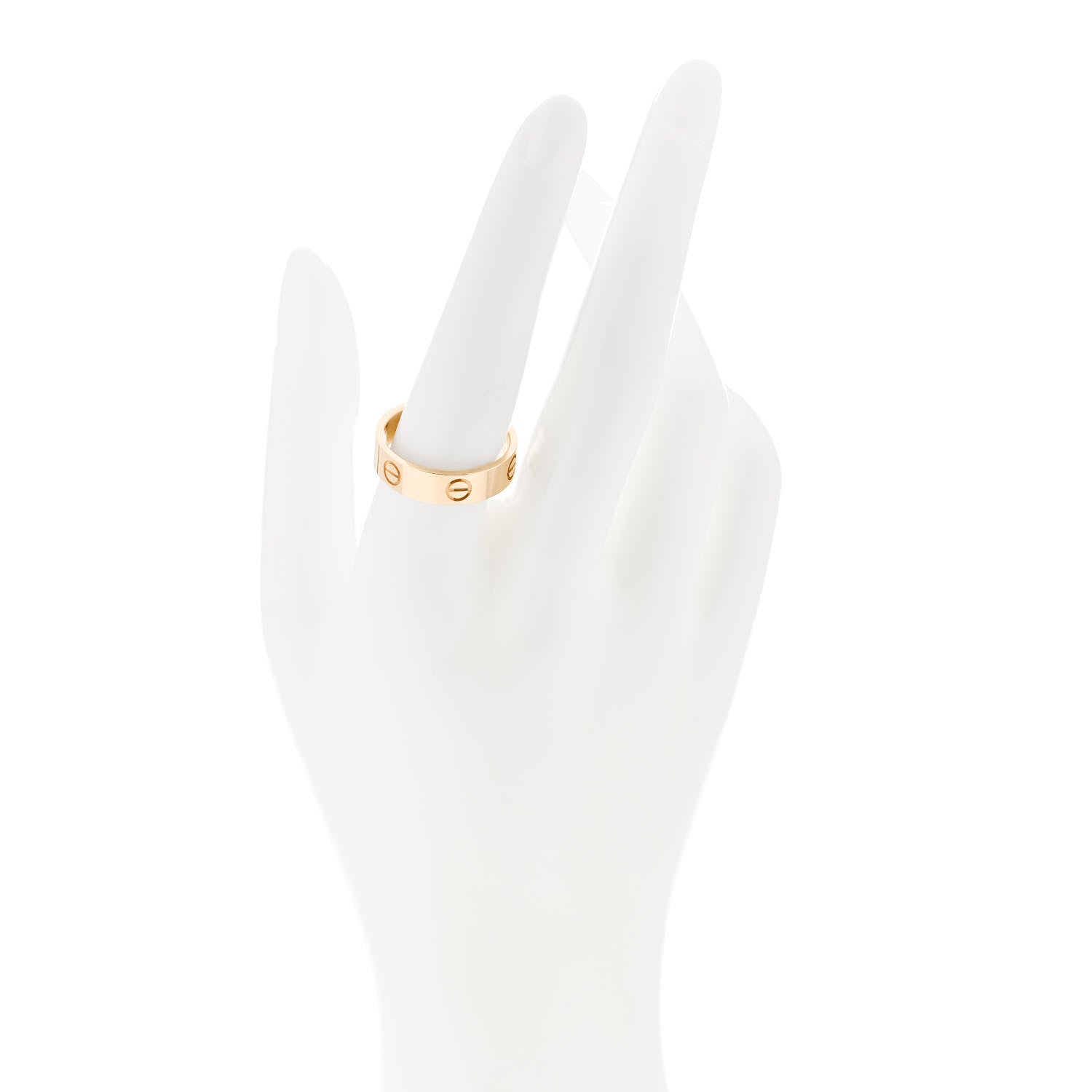 Cartier 18K Yellow Gold 5.5mm LOVE Ring 59 8.75 2 of 5