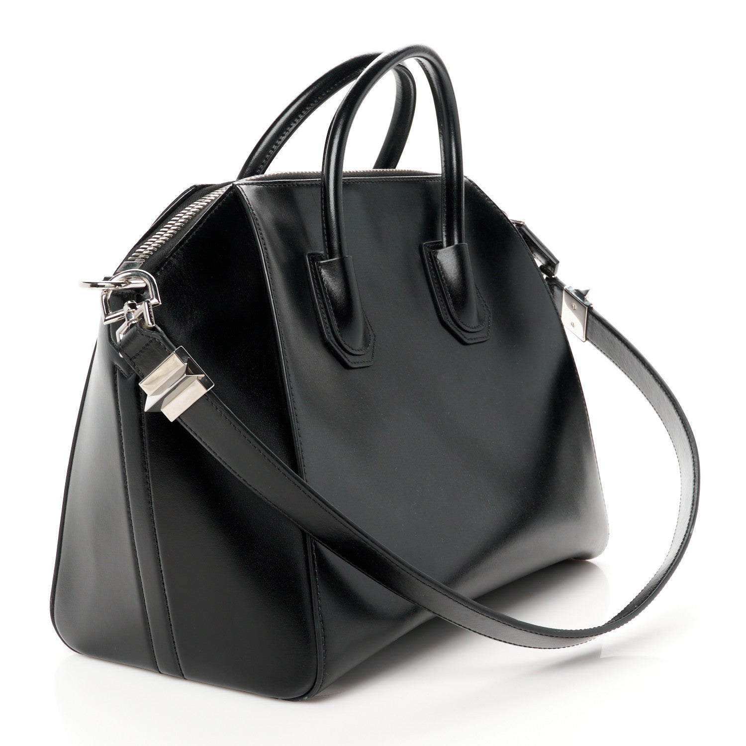 Givenchy Shiny Lord Calfskin Medium Antigona Black 3 of 11