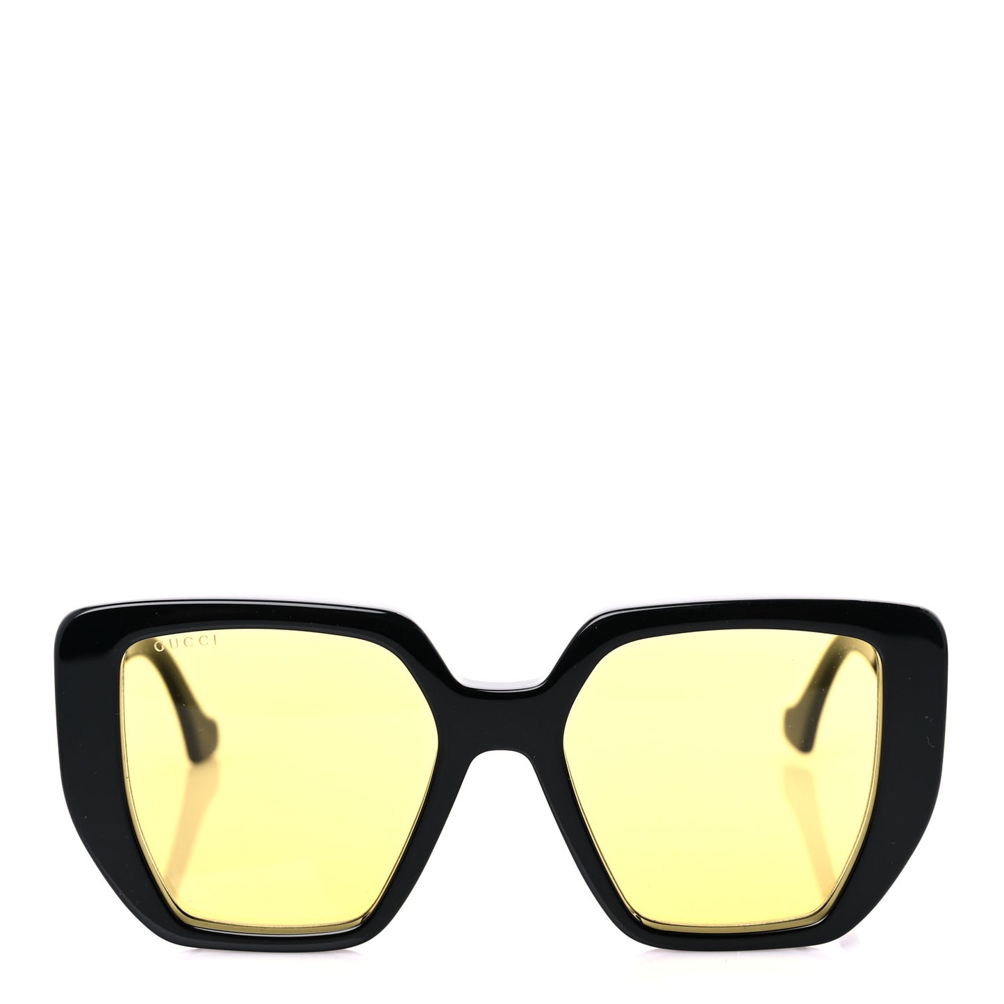 Acetate Square Frame Sunglasses GG0956S Black