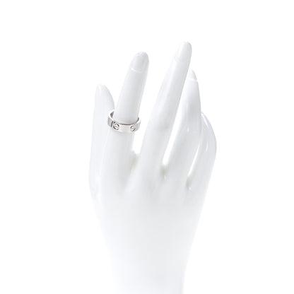 Cartier 18K White Gold 5.5mm LOVE Ring 54 6.75 2 of 5