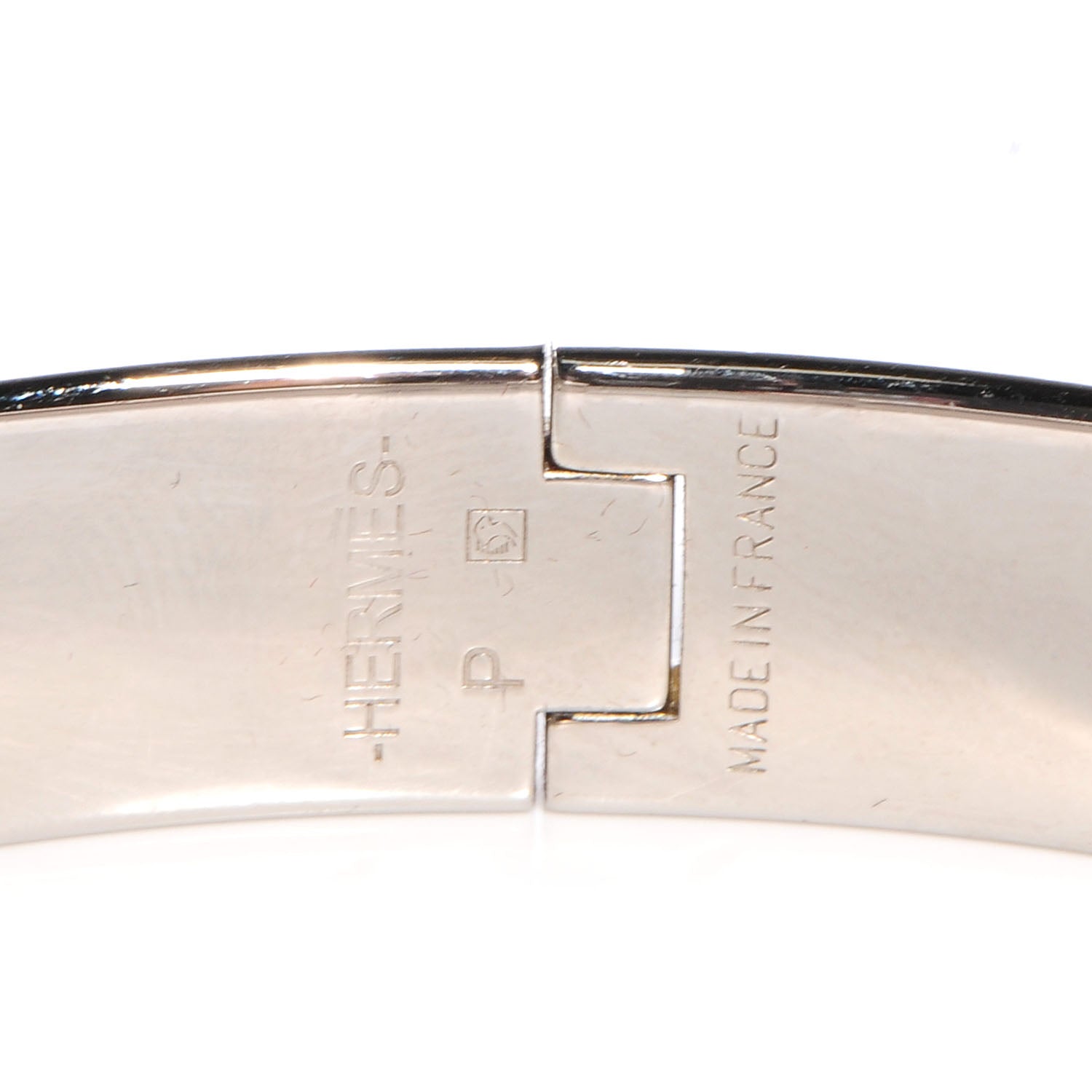 Hermes Enamel Narrow Clic Clac H Bracelet PM Black 3 of 5