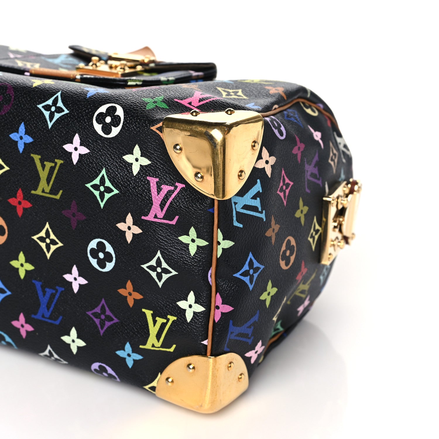Louis Vuitton Monogram Multicolor Speedy 30 Black 9 of 14