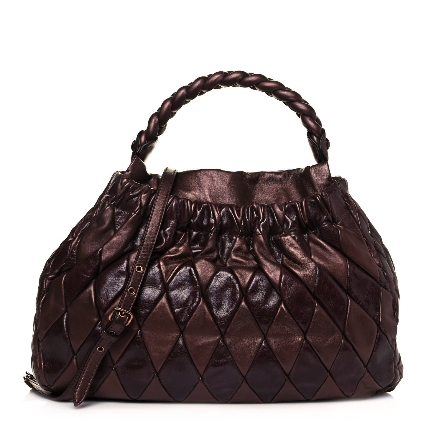 Vitello Patchwork Bag Lampone