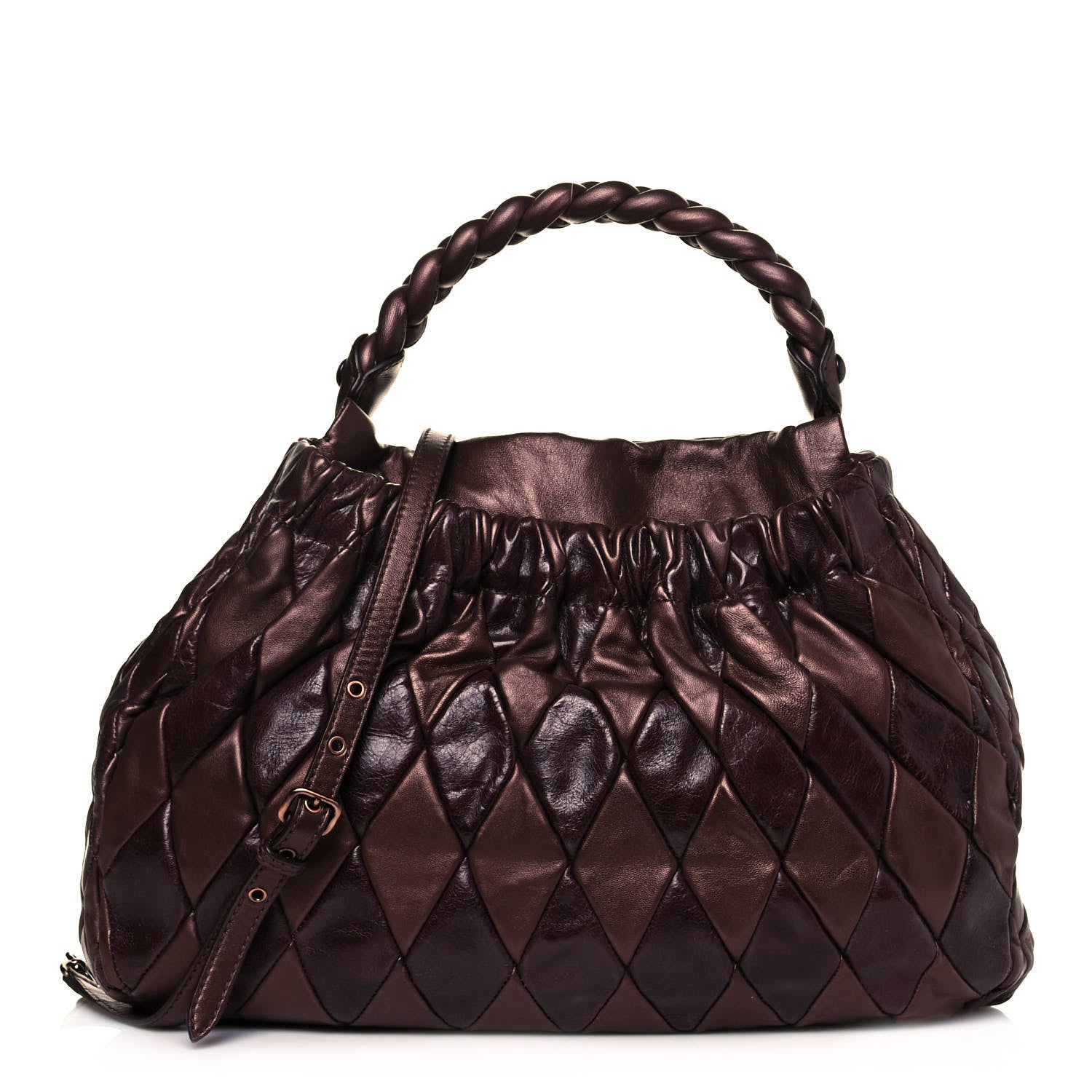 Miu Miu Vitello Patchwork Bag Lampone 1 of 11